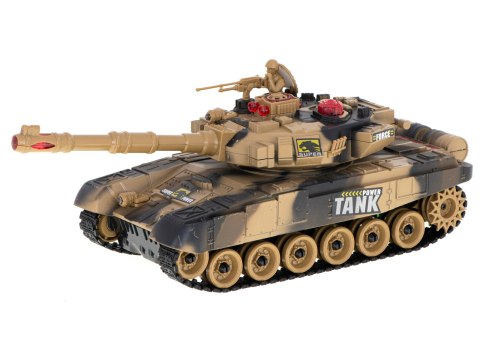 Czołg zdalnie sterowany na pilota RC Big War Tank 9995 duży 2.4 GHz piaskowy Czołg zdalnie sterowany na pilota RC Big War Tank 9995 duży 2.4 GHz piaskowy