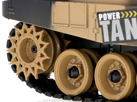 Czołg zdalnie sterowany na pilota RC Big War Tank 9995 duży 2.4 GHz piaskowy Czołg zdalnie sterowany na pilota RC Big War Tank 9995 duży 2.4 GHz piaskowy