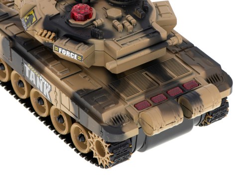 Czołg zdalnie sterowany na pilota RC Big War Tank 9995 duży 2.4 GHz piaskowy Czołg zdalnie sterowany na pilota RC Big War Tank 9995 duży 2.4 GHz piaskowy