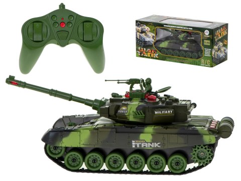 Czołg zdalnie sterowany na pilota RC Big War Tank 9995 duży 2.4 GHz zielony Czołg zdalnie sterowany na pilota RC Big War Tank 9995 duży 2.4 GHz zielony