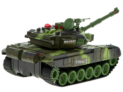 Czołg zdalnie sterowany na pilota RC Big War Tank 9995 duży 2.4 GHz zielony Czołg zdalnie sterowany na pilota RC Big War Tank 9995 duży 2.4 GHz zielony