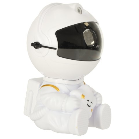 Lampka nocna dla dzieci projektor gwiazd astronauta z gwiazdką na pilot biała Lampka nocna dla dzieci projektor gwiazd astronauta z gwiazdką na pilot biała
