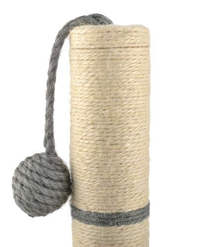 Drapak dla kota - słupek szary 45cm Drapak dla kota - słupek szary 45cm