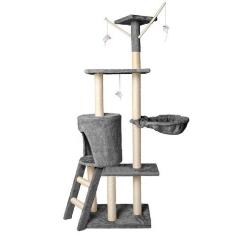 Drzewko dla kota 138cm szare Drzewko dla kota 138cm szare