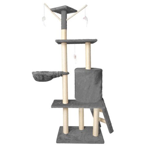 Drzewko dla kota 138cm szare Drzewko dla kota 138cm szare