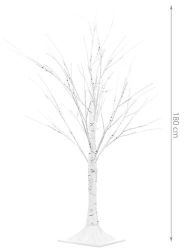 Drzewko ozdobne brzoza 180cm - Lampki LED 31V Drzewko ozdobne brzoza 180cm - Lampki LED 31V