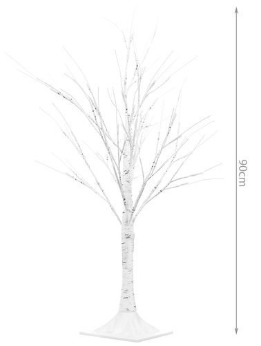 Drzewko ozdobne brzoza 90cm - Lampki LED 24V Drzewko ozdobne brzoza 90cm - Lampki LED 24V