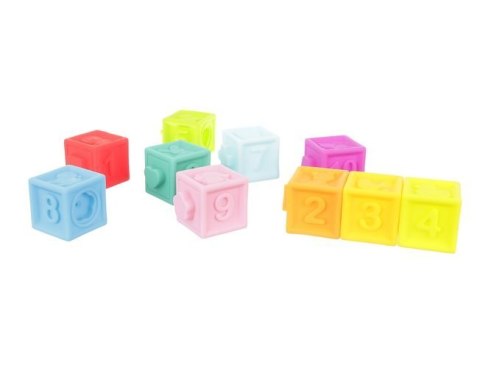 Klocki sensoryczne miękkie - 10 szt Klocki sensoryczne miękkie - 10 szt