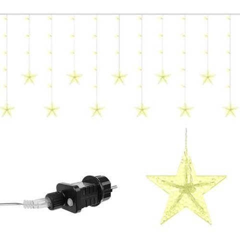 Kurtyna świetlna 108LED - ciepły biały 31V KŚ11320 Kurtyna świetlna 108LED - ciepły biały 31V KŚ11320