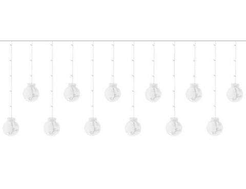 Kurtyna świetlna 108LED - ciepły biały 31V KŚ11346 Kurtyna świetlna 108LED - ciepły biały 31V KŚ11346