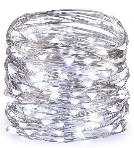 Lampki choinkowe USB- druciki 300 LED zimny biały Lampki choinkowe USB- druciki 300 LED zimny biały
