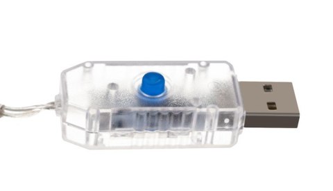 Lampki choinkowe USB- druciki 300 LED zimny biały Lampki choinkowe USB- druciki 300 LED zimny biały