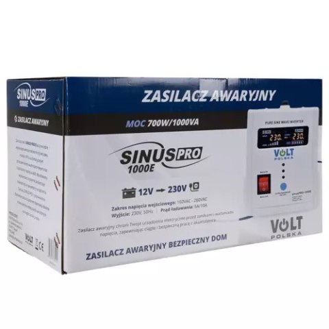 Zasilacz awaryjny UPS SINUS PRO 1000E 12/230V Zasilacz awaryjny UPS SINUS PRO 1000E 12/230V