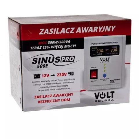 Zasilacz awaryjny UPS SINUS PRO 500E 12/230V Zasilacz awaryjny UPS SINUS PRO 500E 12/230V