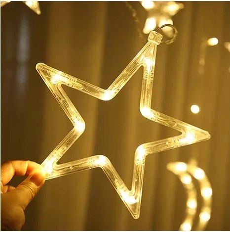 Kurtyna świetlna 138 LED USB- ciepły biały KŚ19758 Kurtyna świetlna 138 LED USB- ciepły biały KŚ19758