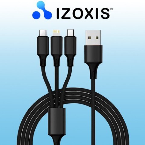 Kabel USB 3w1 Izoxis 22194 Kabel USB 3w1 Izoxis 22194
