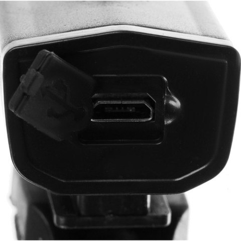 Lampka rowerowa LED USB + tylne światło 23679 Lampka rowerowa LED USB + tylne światło 23679