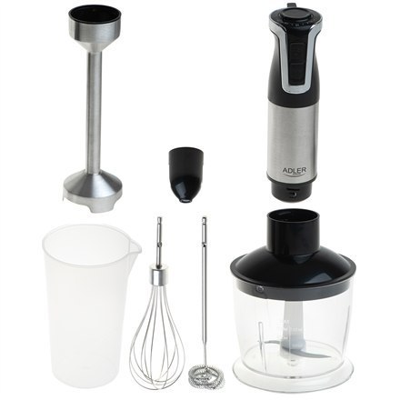 Adler | AD 4627 | Hand Blender Set | 1800 W | Number of speeds 20 | Turbo mode | Chopper | Stainless Steel/Black Adler | AD 4627 | Hand Blender Set | 1800 W | Number of speeds 20 | Turbo mode | Chopper | Stainless Steel/Black