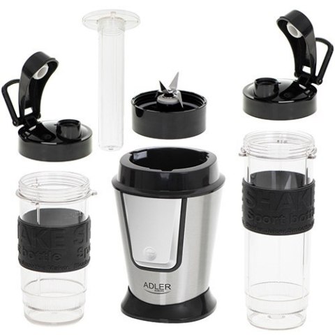 Adler | Blender | AD 4081 | Tabletop | 800 W | Jar material BPA Free Plastic | Jar capacity 0.57 and 0.4 L | Ice crushing | Blac Adler | Blender | AD 4081 | Tabletop | 800 W | Jar material BPA Free Plastic | Jar capacity 0.57 and 0.4 L | Ice crushing | Blac