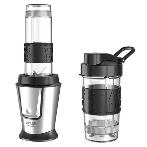 Adler | Blender | AD 4081 | Tabletop | 800 W | Jar material BPA Free Plastic | Jar capacity 0.57 and 0.4 L | Ice crushing | Blac Adler | Blender | AD 4081 | Tabletop | 800 W | Jar material BPA Free Plastic | Jar capacity 0.57 and 0.4 L | Ice crushing | Blac