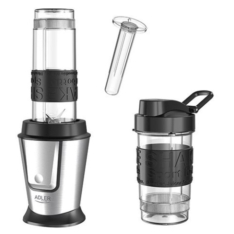 Adler | Blender | AD 4081 | Tabletop | 800 W | Jar material BPA Free Plastic | Jar capacity 0.57 and 0.4 L | Ice crushing | Blac Adler | Blender | AD 4081 | Tabletop | 800 W | Jar material BPA Free Plastic | Jar capacity 0.57 and 0.4 L | Ice crushing | Blac