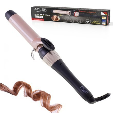 Adler | Curling Iron | AD 2118 | Ceramic heating system | Barrel diameter 32 mm | Display | Temperature (min) °C | Temperature Adler | Curling Iron | AD 2118 | Ceramic heating system | Barrel diameter 32 mm | Display | Temperature (min) °C | Temperature