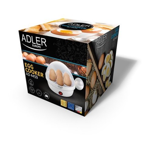 Adler | Egg Boiler | 450 W | AD 4459 | White | Eggs capacity 7 Adler | Egg Boiler | 450 W | AD 4459 | White | Eggs capacity 7