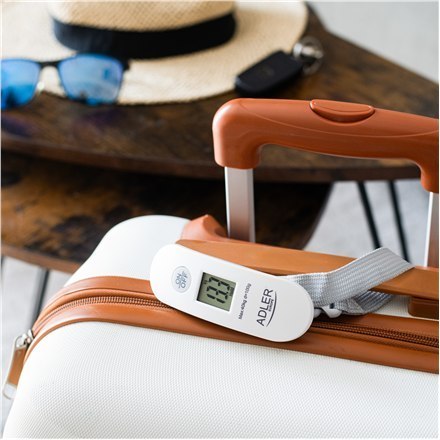Adler | Travel Luggage Scale | AD 8189 | Maksymalna waga (udźwig) 40 kg | Dokładność 100 g | Biały Adler | Travel Luggage Scale | AD 8189 | Maksymalna waga (udźwig) 40 kg | Dokładność 100 g | Biały