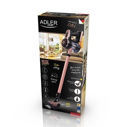 Adler | Vacuum Cleaner | AD 7044 | Cordless operating | Handstick and Handheld | - W | 22.2 V | Operating radius m | Operating Adler | Vacuum Cleaner | AD 7044 | Cordless operating | Handstick and Handheld | - W | 22.2 V | Operating radius m | Operating