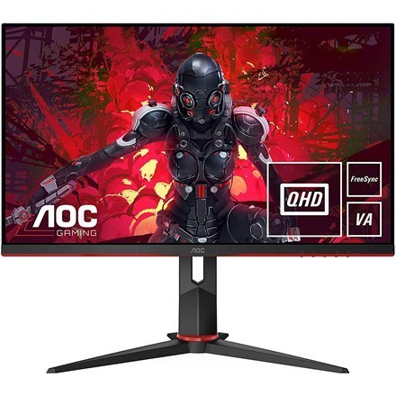 AOC | Q27G2U | 27 " | VA | QHD | 16:9 | 1 ms | 250 cd/m² | Black/Red | HDMI ports quantity 2 | 155 Hz AOC | Q27G2U | 27 " | VA | QHD | 16:9 | 1 ms | 250 cd/m² | Black/Red | HDMI ports quantity 2 | 155 Hz