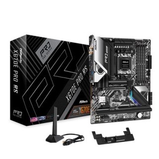 ASRock | X670E PRO RS | Processor family AMD | Processor socket AM5 | DDR5 DIMM | Memory slots 4 | Supported hard disk drive int