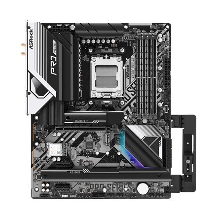 ASRock | X670E PRO RS | Processor family AMD | Processor socket AM5 | DDR5 DIMM | Memory slots 4 | Supported hard disk drive int ASRock | X670E PRO RS | Processor family AMD | Processor socket AM5 | DDR5 DIMM | Memory slots 4 | Supported hard disk drive int