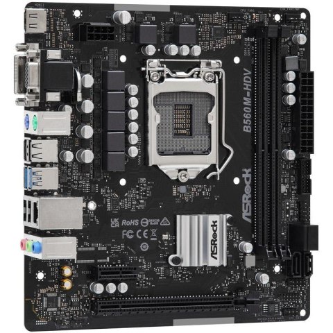ASRock | B560M-HDV R3.0 | Processor family Intel | Processor socket LGA1200 | DDR4 DIMM | Memory slots 2 | Supported hard disk d ASRock | B560M-HDV R3.0 | Processor family Intel | Processor socket LGA1200 | DDR4 DIMM | Memory slots 2 | Supported hard disk d