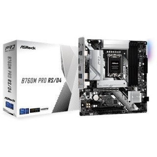 ASRock | B760M PRO RS/D4 | Processor family Intel | Processor socket LGA1700 | DDR4 DIMM | Supported hard disk drive interfaces