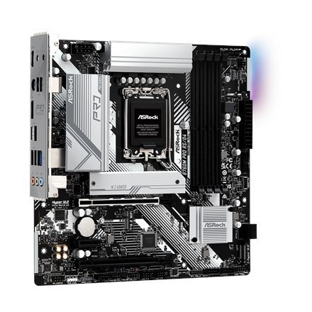 ASRock | B760M PRO RS/D4 | Processor family Intel | Processor socket LGA1700 | DDR4 DIMM | Supported hard disk drive interfaces