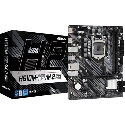 ASRock | H510M-H2/M.2 SE | Rodzina procesora Intel | Gniazdo procesora LGA1200 | DDR4 | Ilość złączy SATA 4 ASRock | H510M-H2/M.2 SE | Rodzina procesora Intel | Gniazdo procesora LGA1200 | DDR4 | Ilość złączy SATA 4