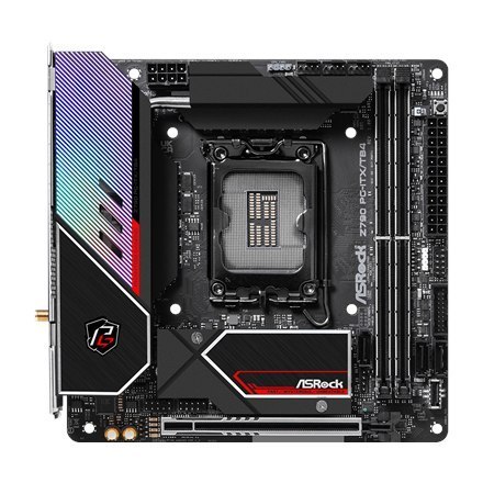 ASRock | Z790 PG-ITX/TB4 | Processor family Intel | Processor socket LGA1700 | DDR5 DIMM | Memory slots 2 | Supported hard disk ASRock | Z790 PG-ITX/TB4 | Processor family Intel | Processor socket LGA1700 | DDR5 DIMM | Memory slots 2 | Supported hard disk