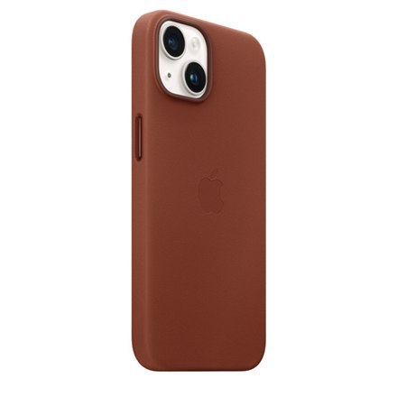 Apple | Back cover for mobile phone - MagSafe compatibility | iPhone 14 | Brown