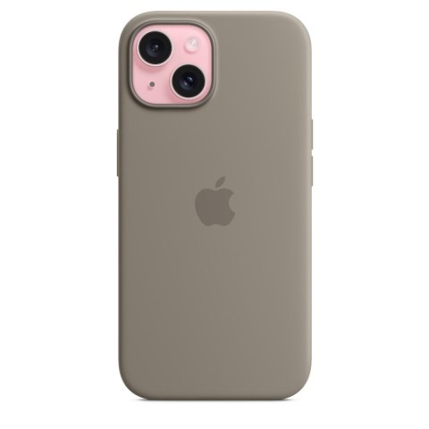 Apple | Silicone Case with MagSafe | Case with MagSafe | Apple | iPhone 15 | Silicone | Clay Apple | Silicone Case with MagSafe | Case with MagSafe | Apple | iPhone 15 | Silicone | Clay