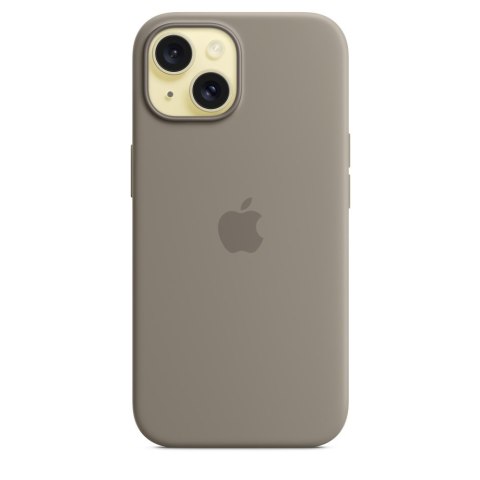 Apple | Silicone Case with MagSafe | Case with MagSafe | Apple | iPhone 15 | Silicone | Clay Apple | Silicone Case with MagSafe | Case with MagSafe | Apple | iPhone 15 | Silicone | Clay