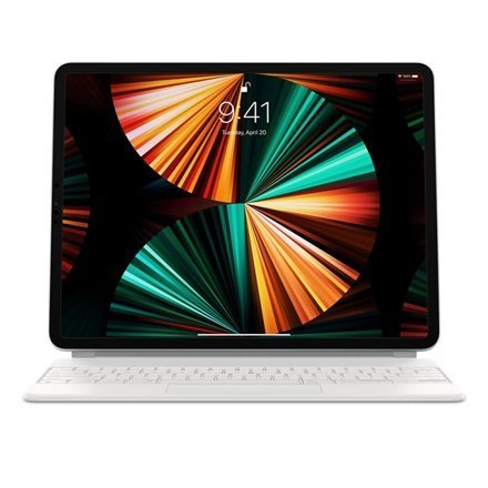 Apple | White | iPad | Magic Keyboard for Apple 12.9-inch iPad Pro (3rd - 6th gen) INT | Compact Keyboard | Wireless | EN | Smar Apple | White | iPad | Magic Keyboard for Apple 12.9-inch iPad Pro (3rd - 6th gen) INT | Compact Keyboard | Wireless | EN | Smar