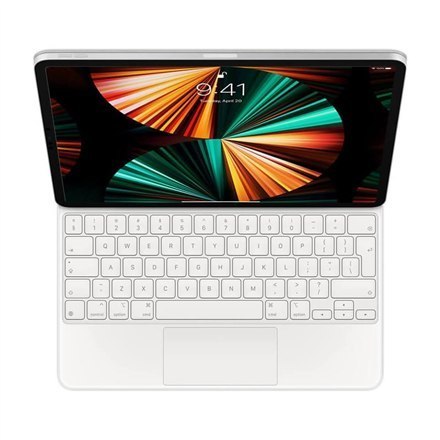 Apple | White | iPad | Magic Keyboard for Apple 12.9-inch iPad Pro (3rd - 6th gen) INT | Compact Keyboard | Wireless | EN | Smar Apple | White | iPad | Magic Keyboard for Apple 12.9-inch iPad Pro (3rd - 6th gen) INT | Compact Keyboard | Wireless | EN | Smar