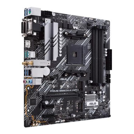 Asus | PRIME B550M-A WIFI II | Processor family AMD | Processor socket AM4 | DDR4 DIMM | Memory slots 4 | Supported hard disk dr Asus | PRIME B550M-A WIFI II | Processor family AMD | Processor socket AM4 | DDR4 DIMM | Memory slots 4 | Supported hard disk dr