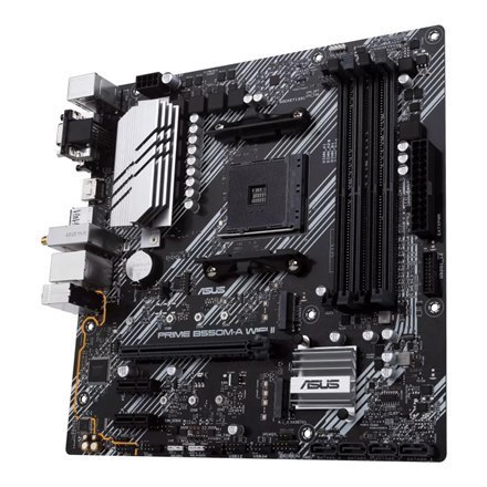 Asus | PRIME B550M-A WIFI II | Processor family AMD | Processor socket AM4 | DDR4 DIMM | Memory slots 4 | Supported hard disk dr Asus | PRIME B550M-A WIFI II | Processor family AMD | Processor socket AM4 | DDR4 DIMM | Memory slots 4 | Supported hard disk dr