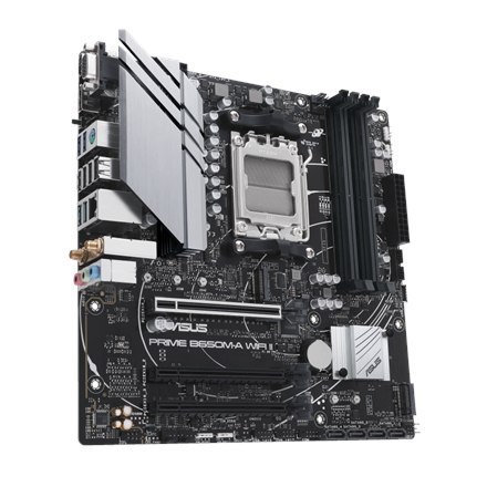 Asus | PRIME B650M-A WIFI II | Rodzina procesorów AMD | Gniazdo procesora AM5 | DDR5 DIMM | Gniazda pamięci 4 | Obsługiwane inte Asus | PRIME B650M-A WIFI II | Rodzina procesorów AMD | Gniazdo procesora AM5 | DDR5 DIMM | Gniazda pamięci 4 | Obsługiwane inte