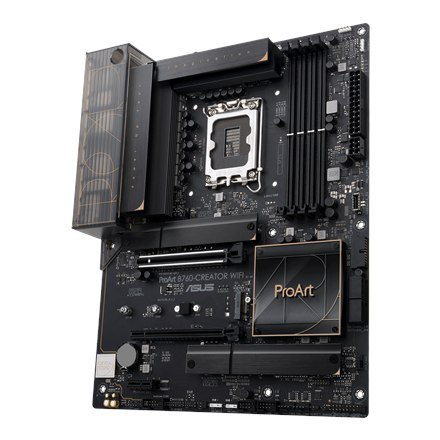 Asus | PROART B760-CREATOR WIFI | Rodzina procesorów Intel | Gniazdo procesora LGA1700 | DDR5 | Obsługiwane interfejsy dysków tw