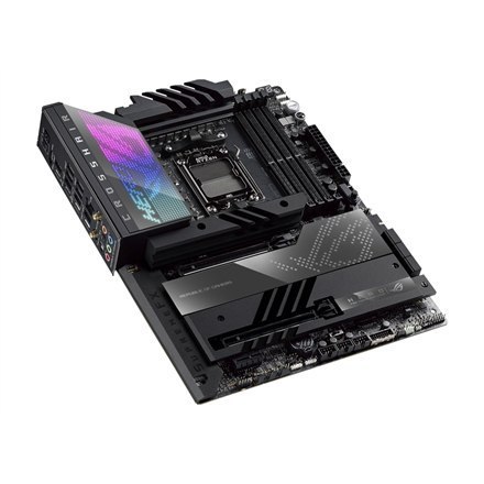 Asus | ROG CROSSHAIR X670E HERO | Processor family AMD | Processor socket AM5 | DDR5 DIMM | Memory slots 4 | Supported hard disk Asus | ROG CROSSHAIR X670E HERO | Processor family AMD | Processor socket AM5 | DDR5 DIMM | Memory slots 4 | Supported hard disk