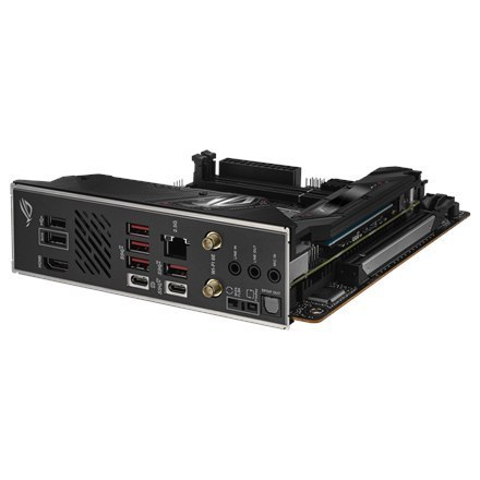 Asus | ROG STRIX B650E-I GAMING WIFI | Processor family AMD | Processor socket AM5 | DDR5 DIMM | Memory slots 2 | Supported hard Asus | ROG STRIX B650E-I GAMING WIFI | Processor family AMD | Processor socket AM5 | DDR5 DIMM | Memory slots 2 | Supported hard