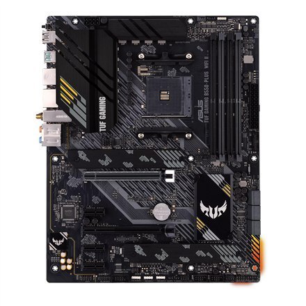 Asus | TUF GAMING B550-PLUS WIFI II | Processor family AMD | Processor socket AM4 | DDR4 DIMM | Memory slots 4 | Supported hard