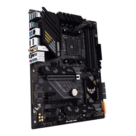 Asus | TUF GAMING B550-PLUS WIFI II | Processor family AMD | Processor socket AM4 | DDR4 DIMM | Memory slots 4 | Supported hard